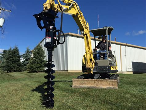 auger attachment for mini excavator|mini excavator auger attachments sale.